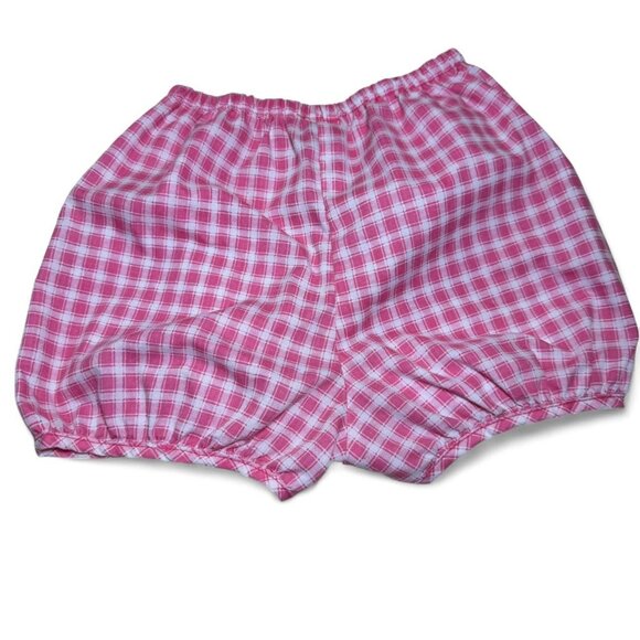 VTG/Y2K Little Lindsey Pink and White Butterfly Short and Shirt Set - Picture 3 of 6